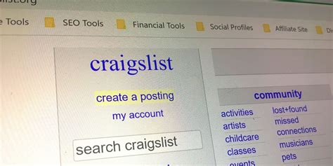 search craigslist